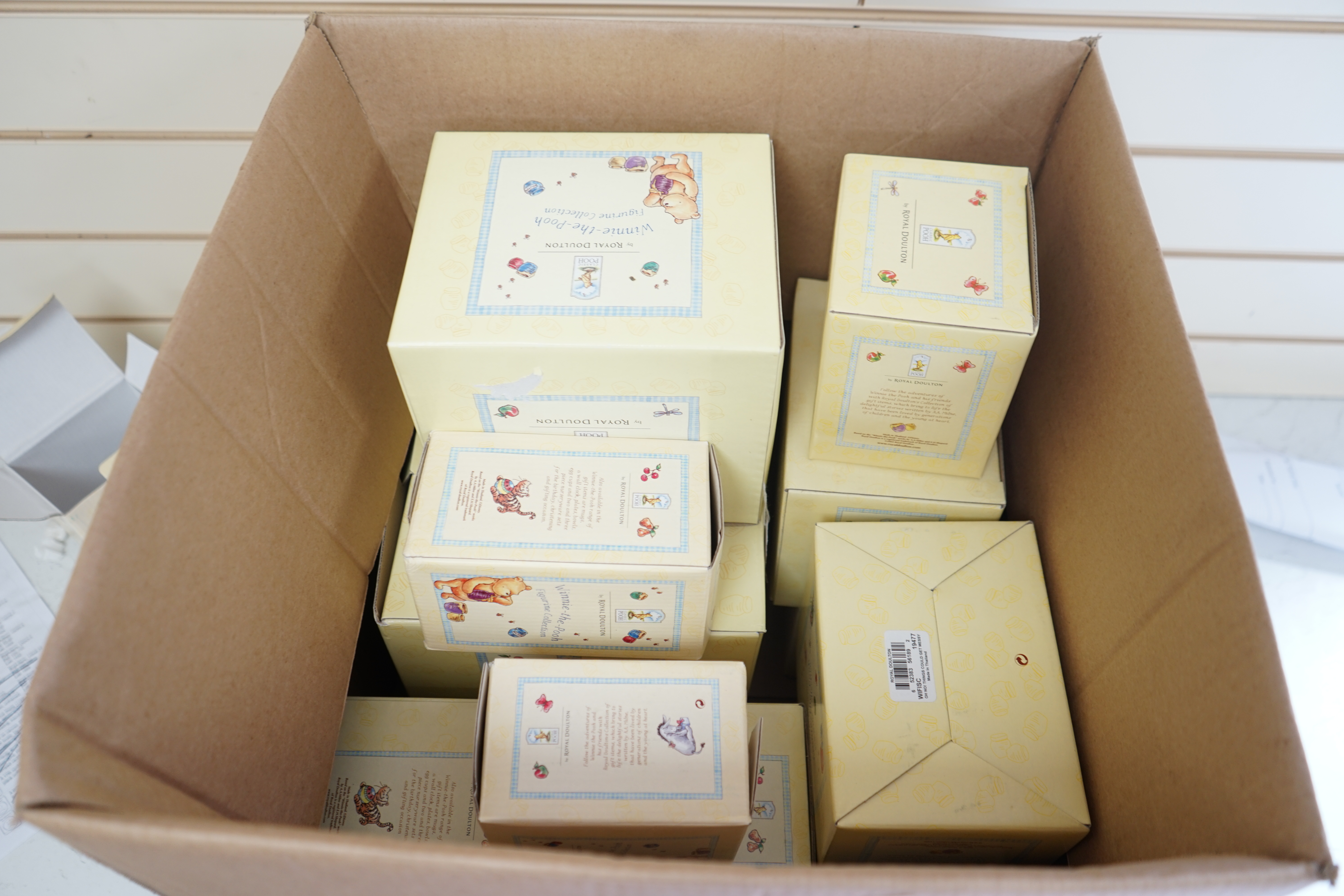 The Royal Doulton Winnie the Pooh Figurine Collection - eleven various boxed limited edition figures. Condition - good